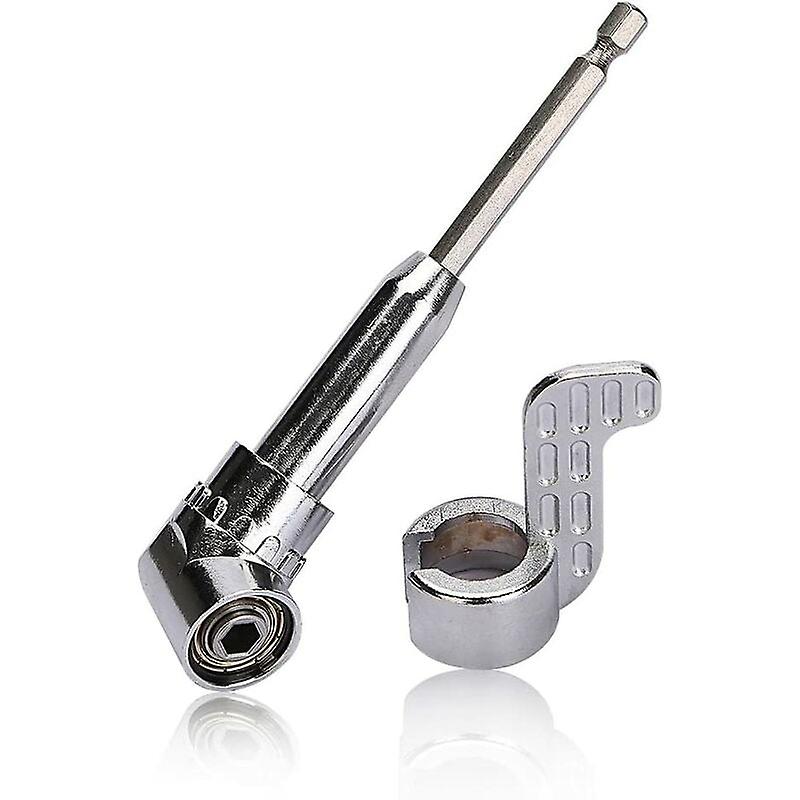 Right Angle 105 Degree Angled Screwdriver 1/4" Hex Shank for Drill