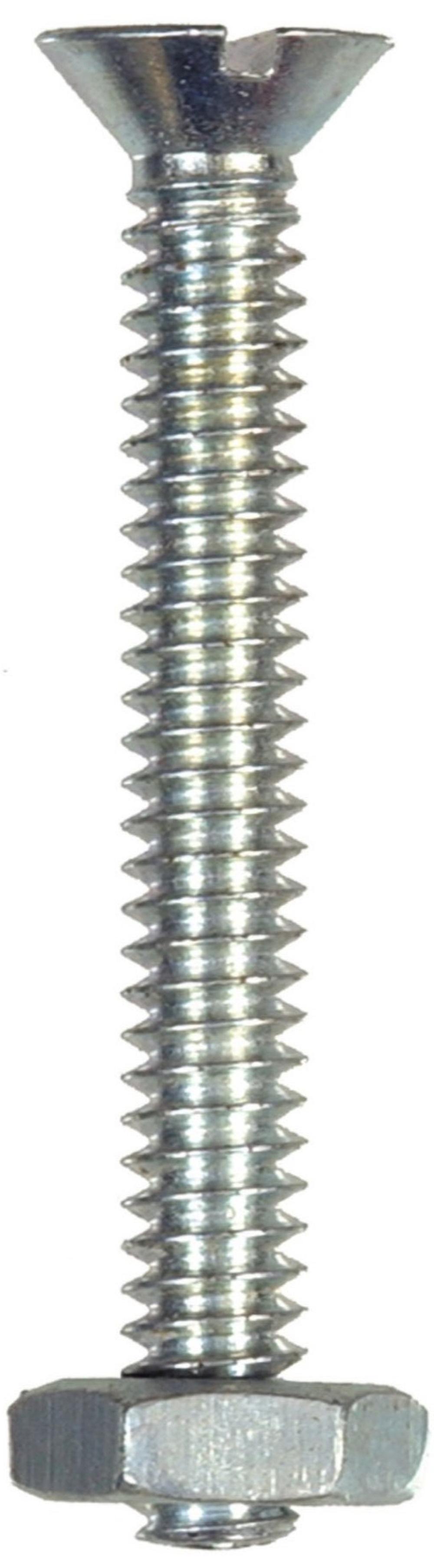 Hillman 7839 Flat Head Phillips Machine Screw Zinc 1/4 inch x 2 inch