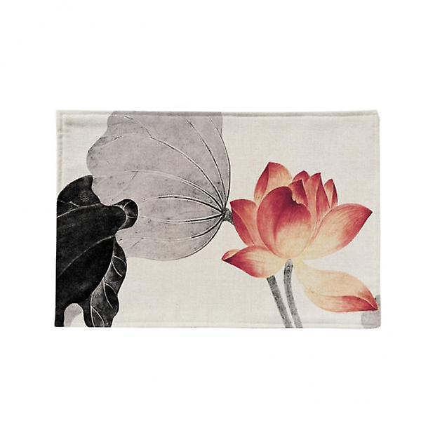 2xRectangular Tableware Mat Western Heat-insulated Table Mats Dining Pad NEW 1