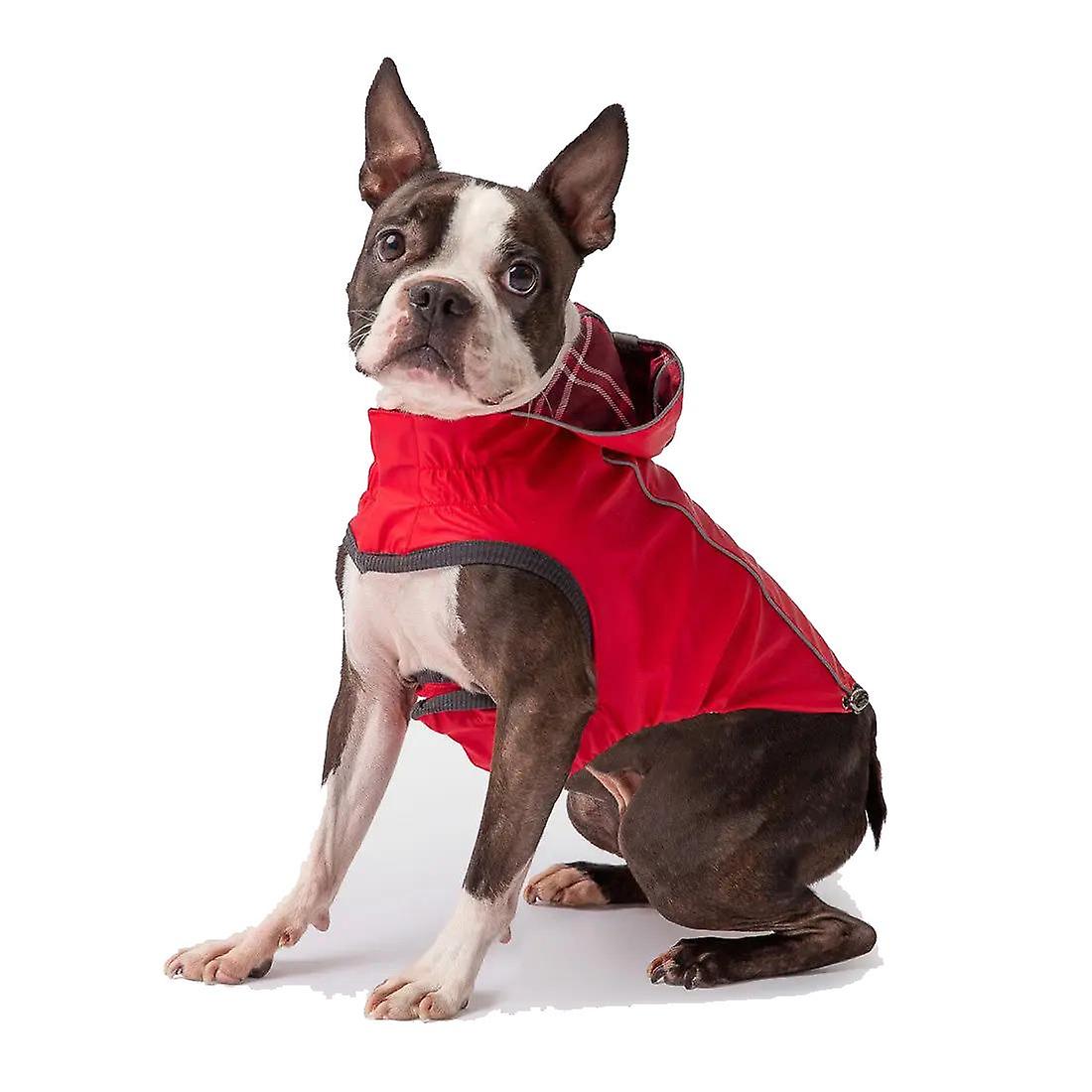GF Pet Reversible Rain Jacket (Red) For Dogs