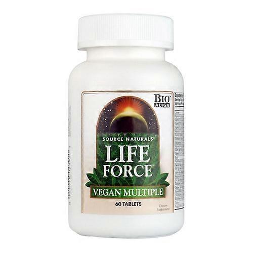 Source Naturals Life Force Vegan Multiple, 60 Tabs (Pack of 1)