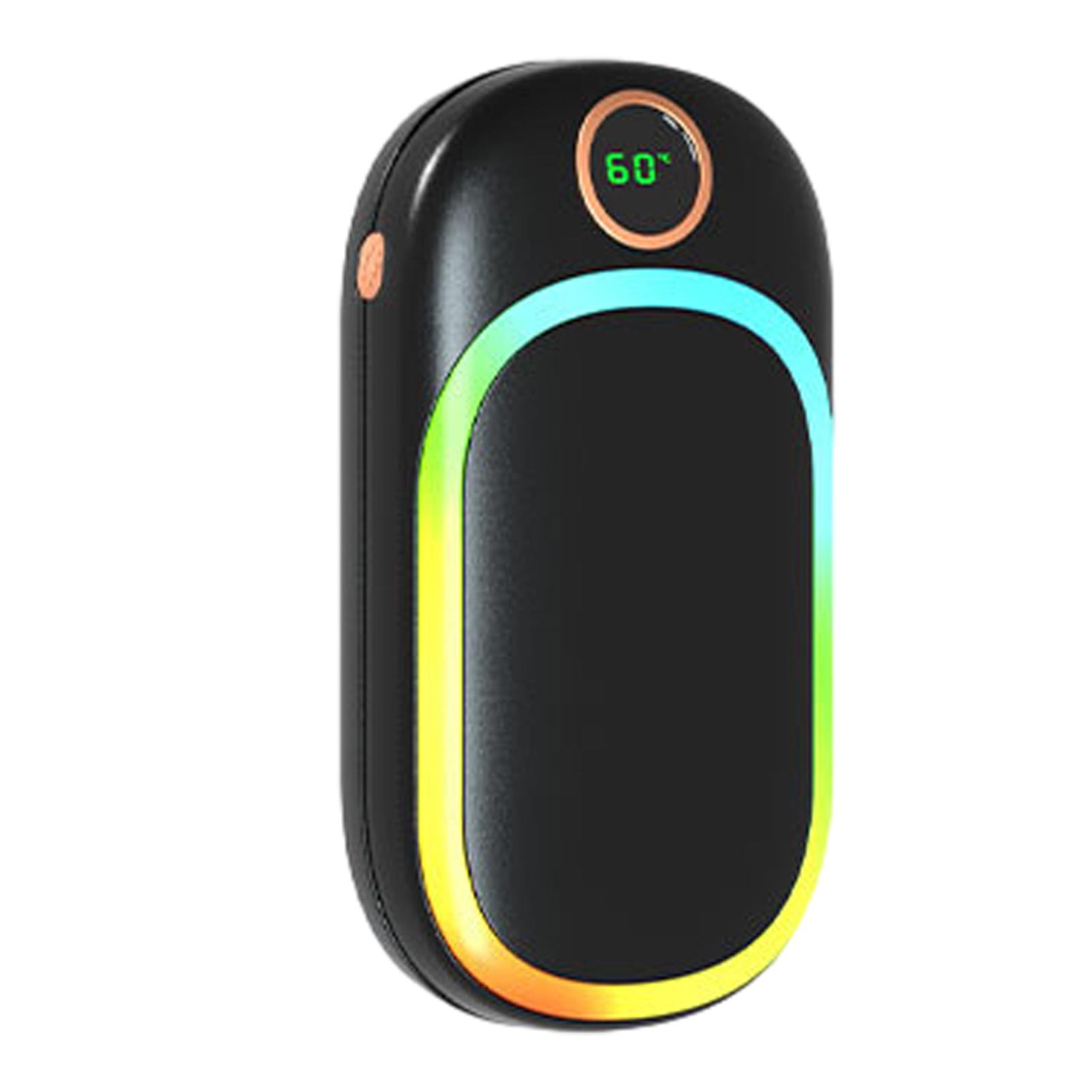 Small Hand Warmer with Sunset Projection Light Adjustables Level Hand Warming Tool for Women Men