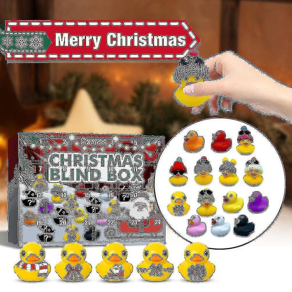 Advent Toy Box 24stk sæt Sød Gummi Animal Kid