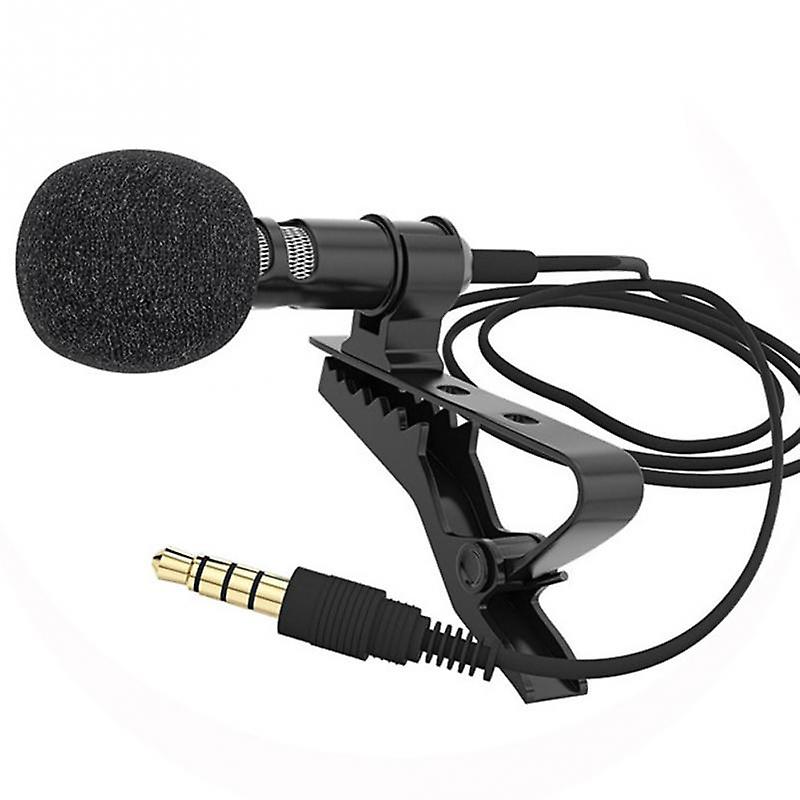 3.5 mm Microphone Clip Tie Collar for Mobile Phone Speaking in Lecture 1.5m/3m Bracket Clip Vocal Au