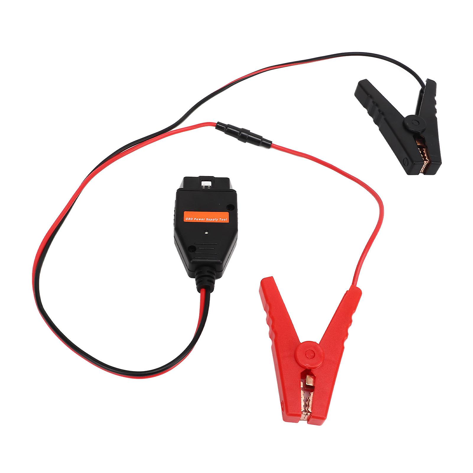 OBD2 ECU Memory Saver Connector Universal Plug and Play Emergency Power Supply Cable for Automotives 