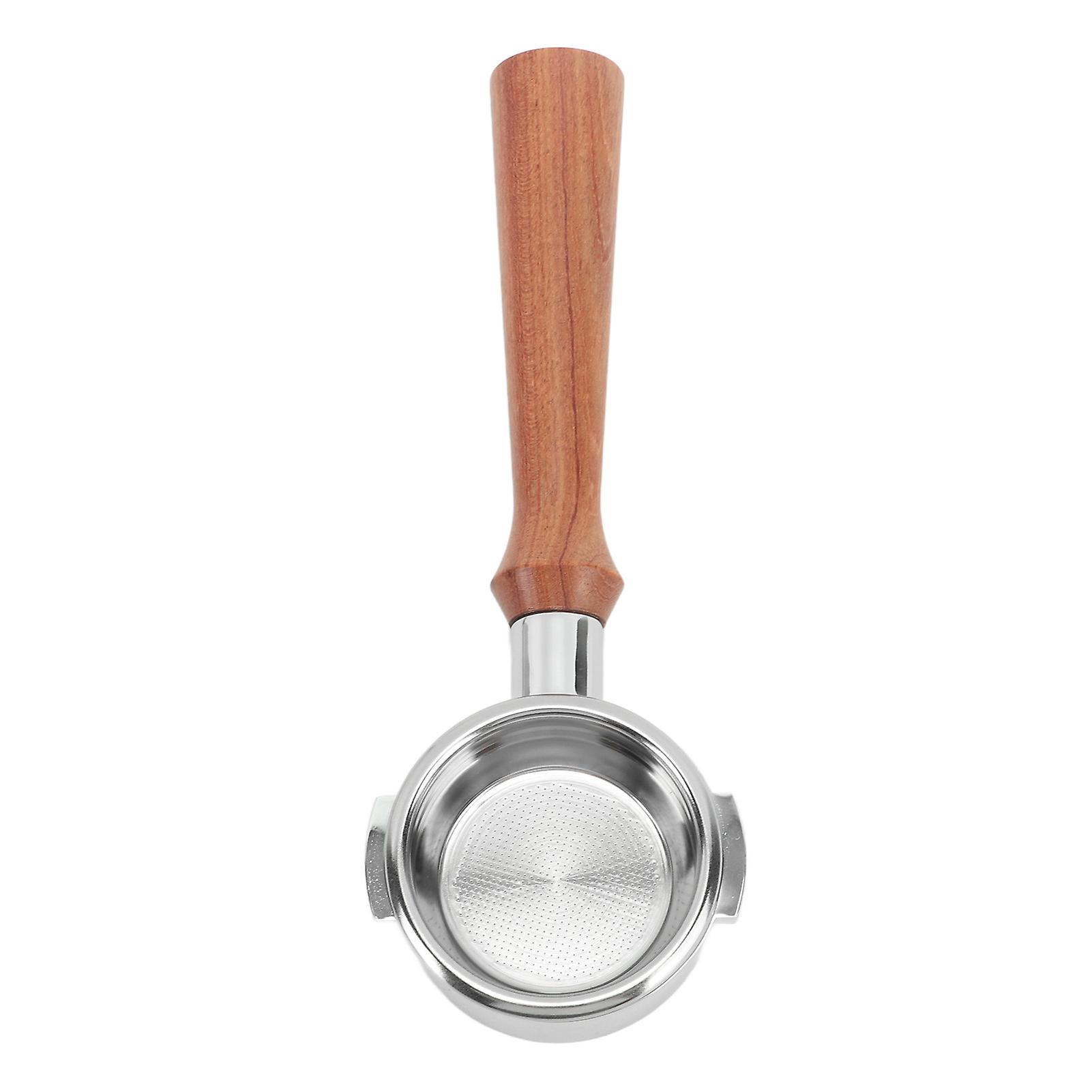 58mm Bottomless Coffee Portafilter Single Layer Aluminum Alloy Portafilter Coffee Machine Bottomless Filter For Expobar F Rosewood 