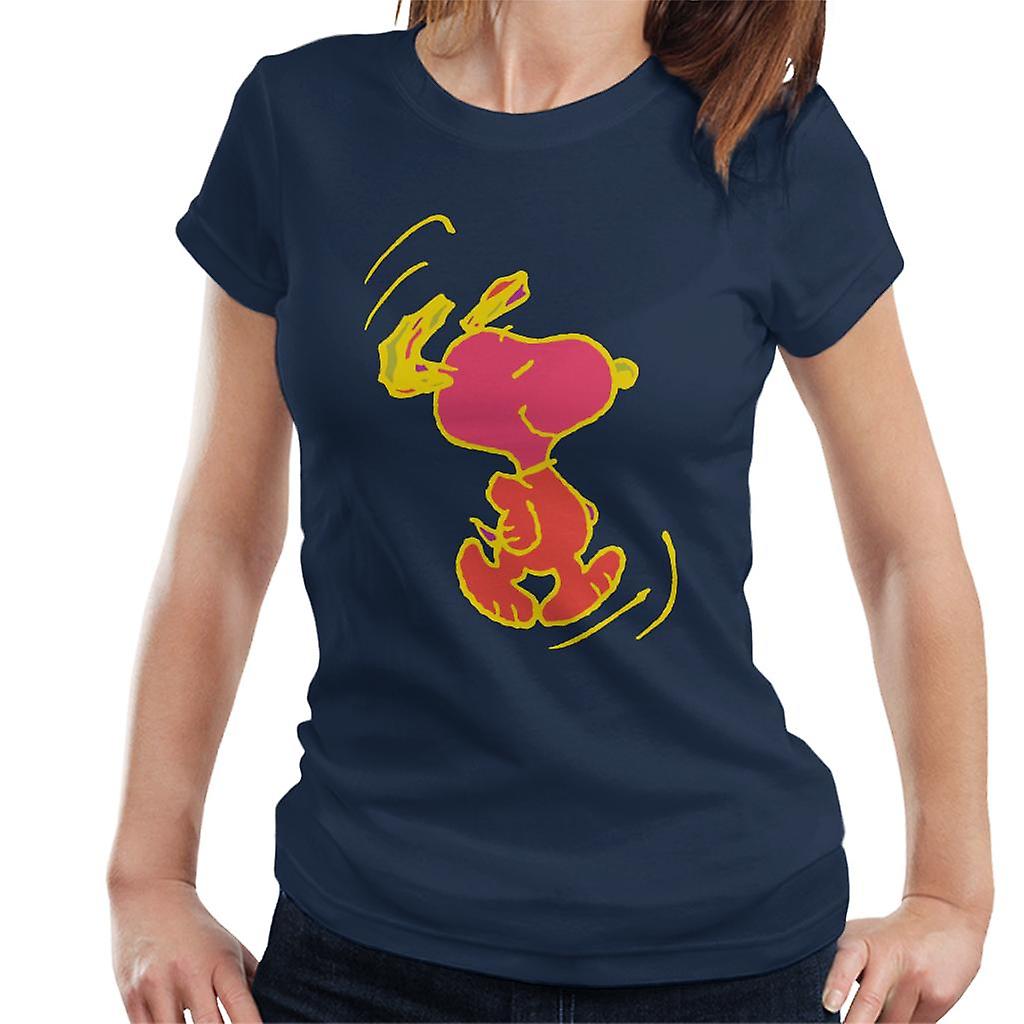 Peanuts Snoopy Colourful Sketch Women's T-Shirt
