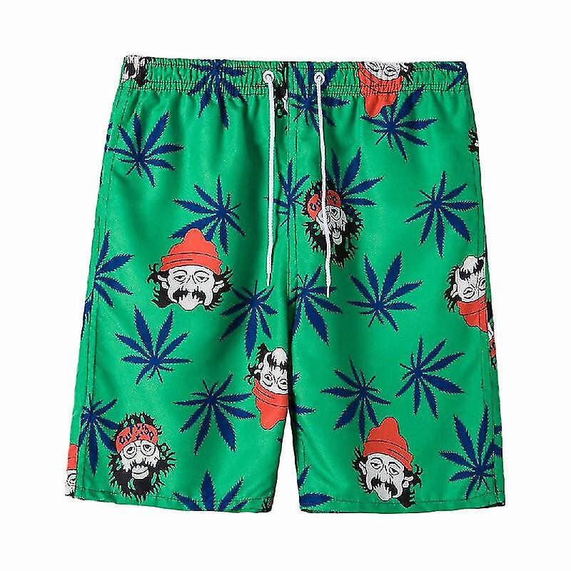 Men's Summer Printed Knee Length Shorts