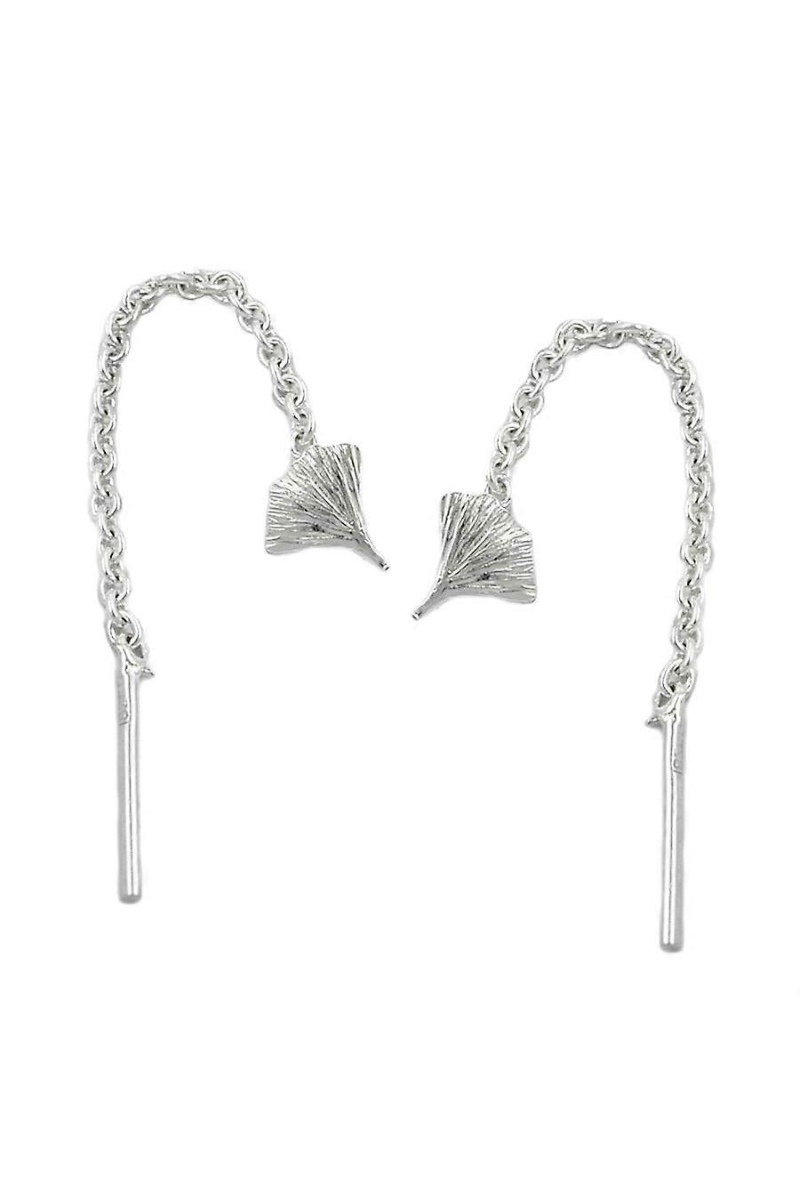Earrings Gingko Leaf Silver 925 - Gl92378