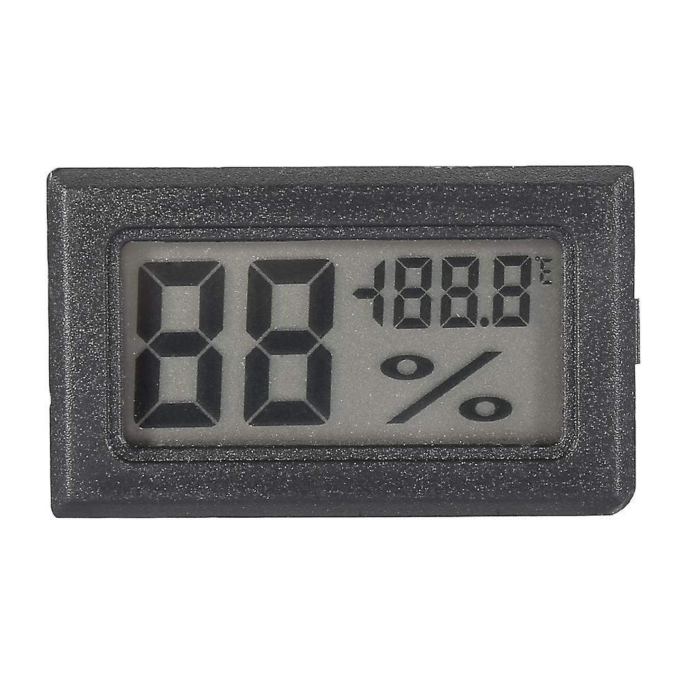 Digital electronic thermometer and hygrometer (black) (product shell structure is random)