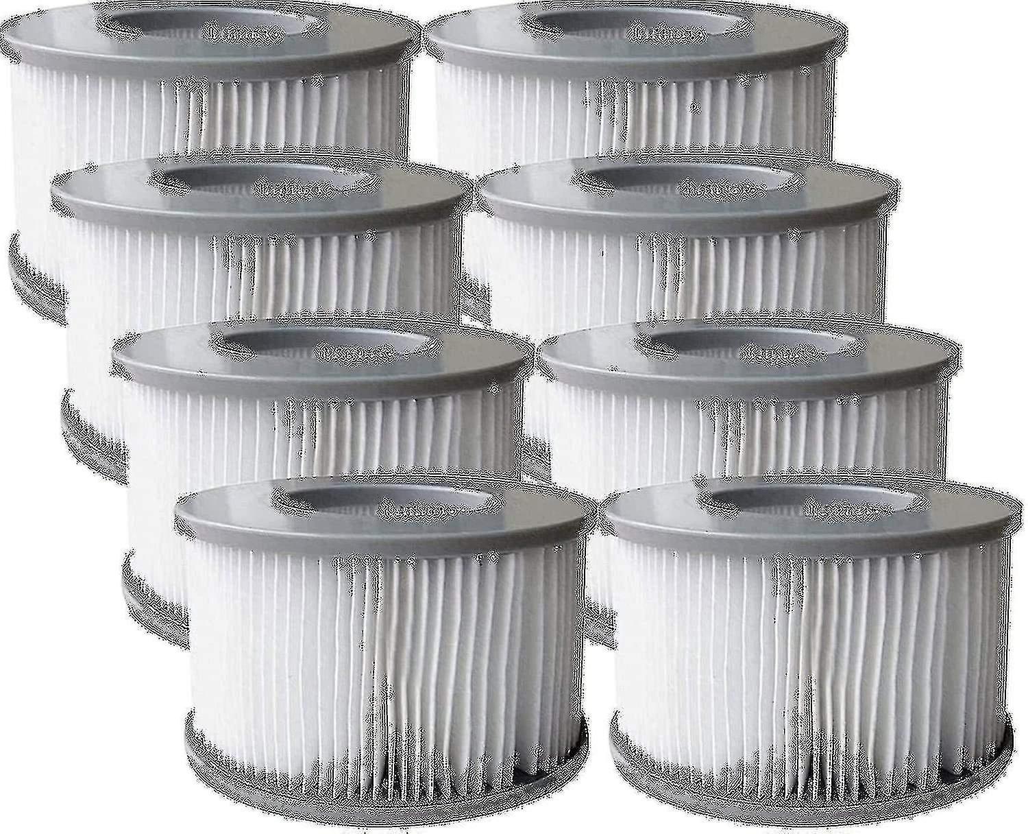 Pack Of 8 Replacement Filter Cartridges For Mspa Inflatable Pool, Ruikalucky Jacuzzi
