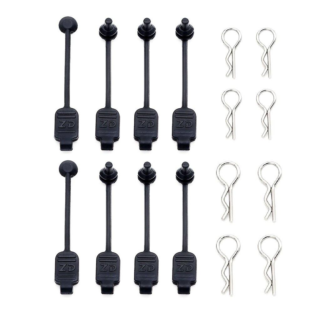 8PCS RC Car Body Clip Rubber Retainer Shell Fixed Buckle Lock 8301 for Arrma Losi ZD Racing 1/8 1/10