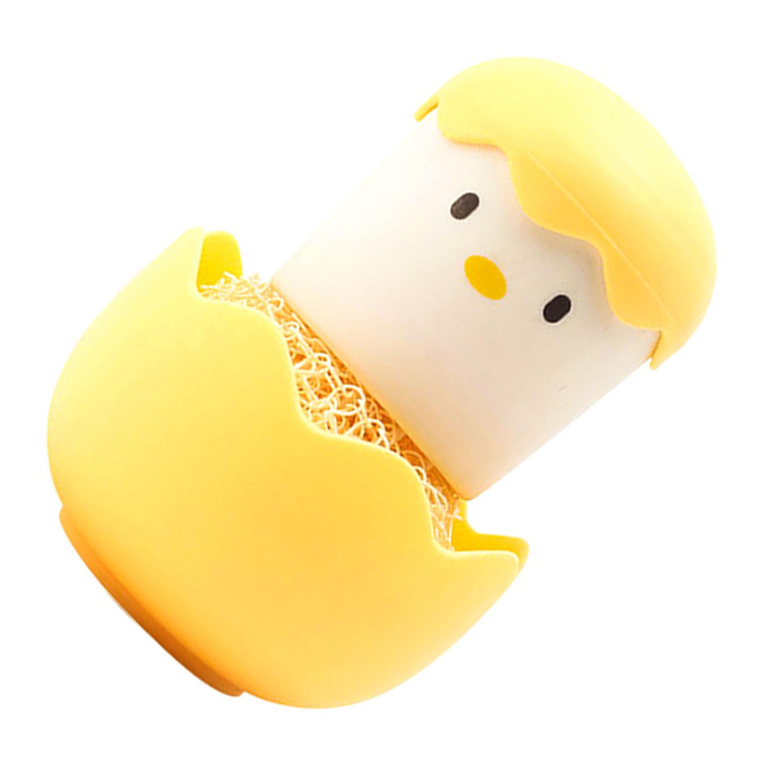 Dishwashing Scrubber 8x12cm Cute Design Efficient Cleaning Brush