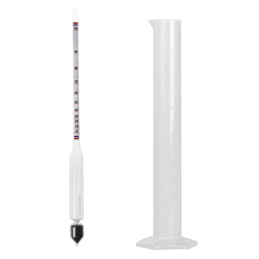 Multifunctional  0-100ml   Hydrometer Tester Vintage Measuring Bottle Set Tools