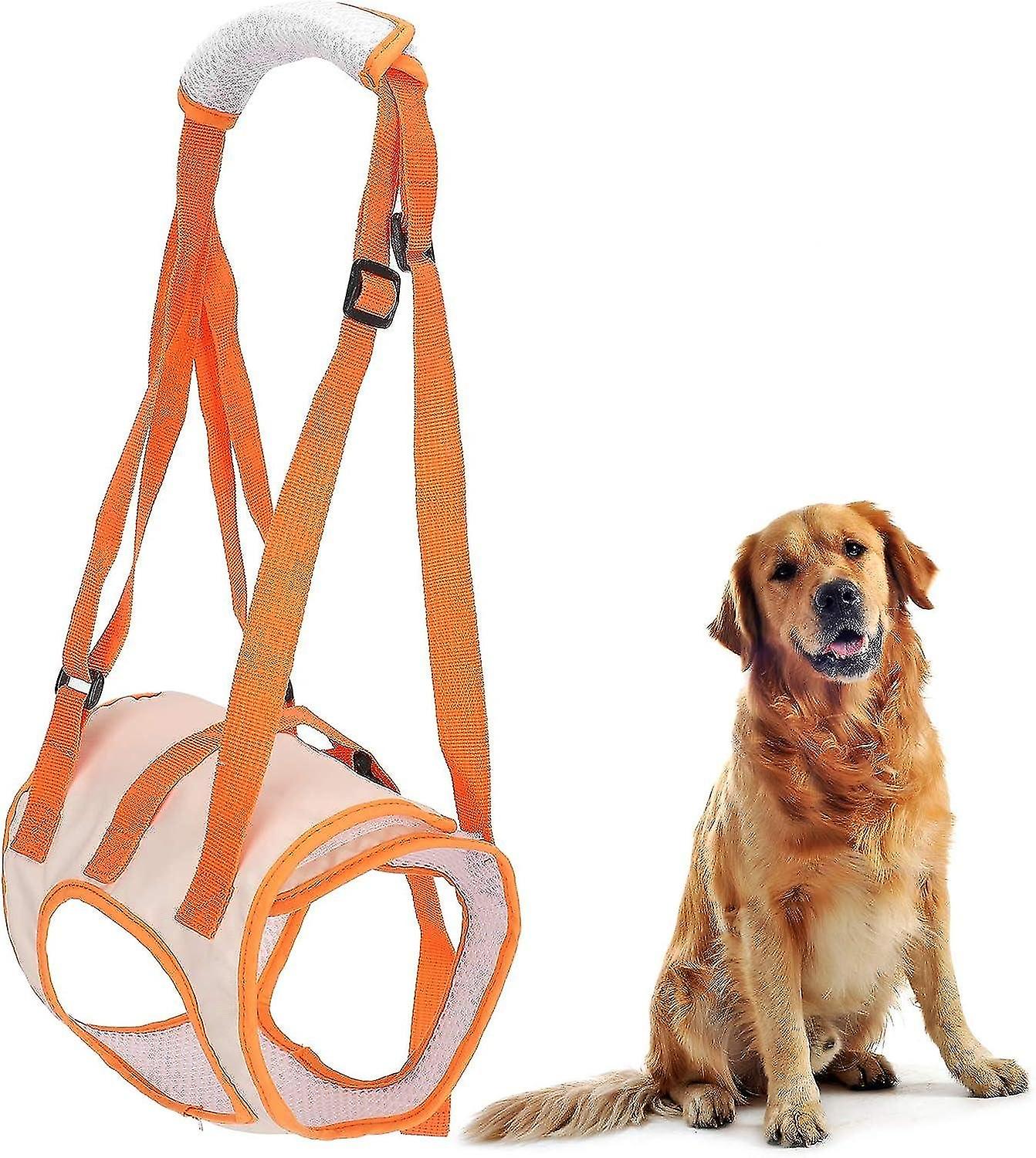 (XL)Dog Lifting Harness Adjustable Breathable Dog Rear Leg Support for Pets