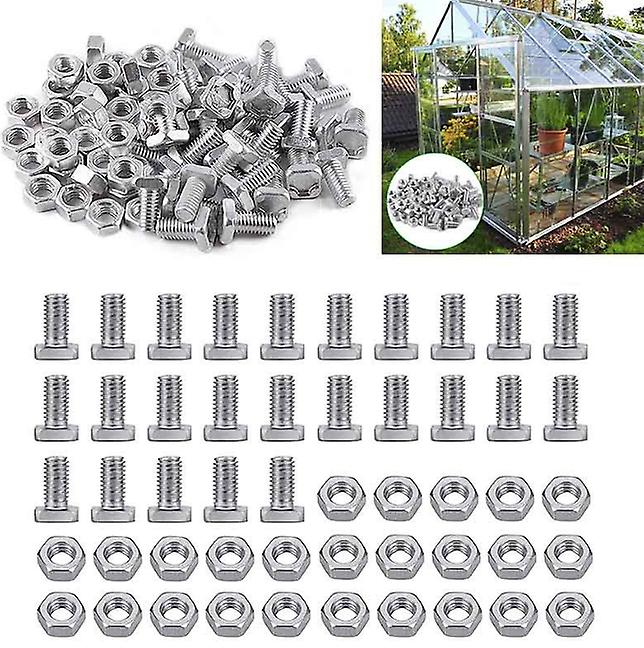 INF matice a šrouby pro skleníky 50elar