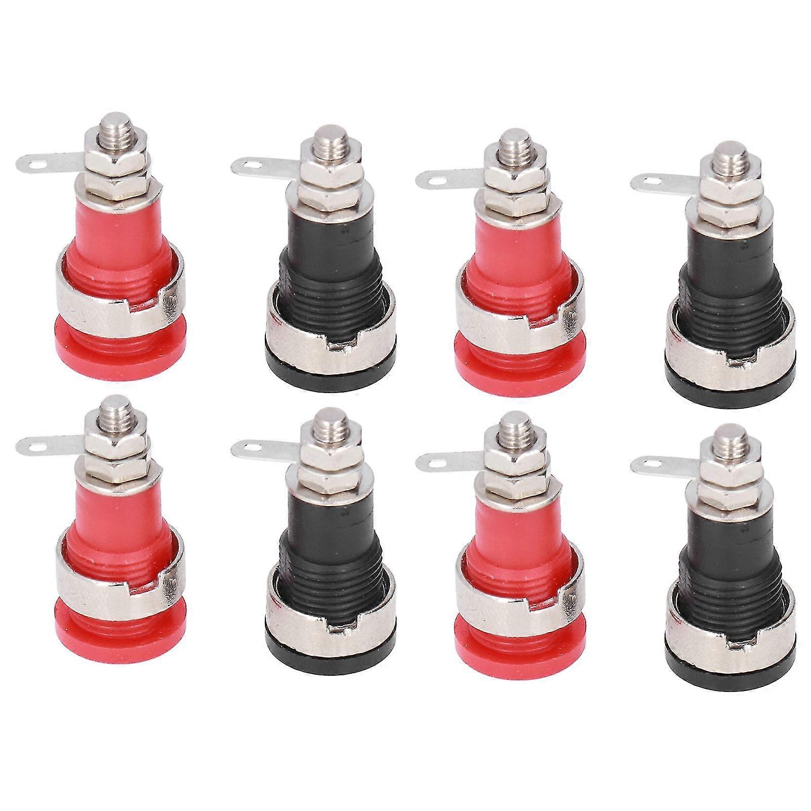 4 mm bananpluggkontakt - 10 par/sett
