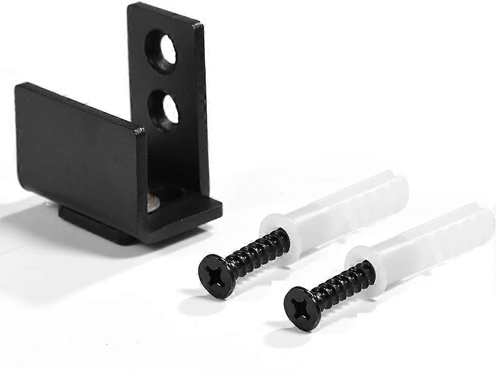 Wall Mount Floor Guide Carbon Steel Door Bottom Guide with Hardware Screws for Sliding Barn Door