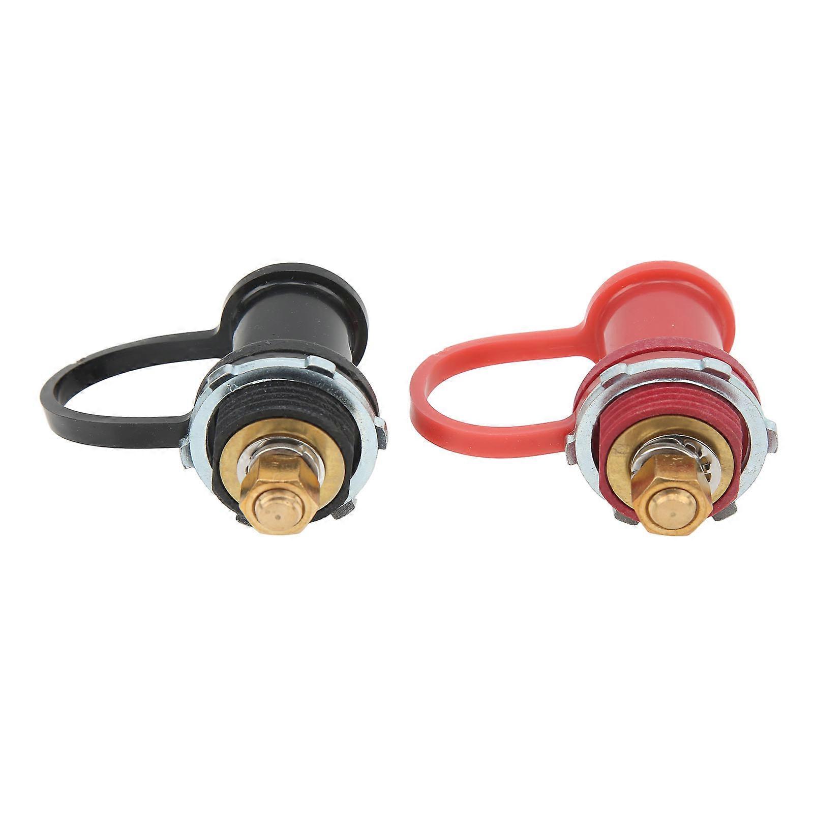 2 Pcs Battery Terminals Charging Post Power Supply Connector Junction Post Kit for Cars RVs ATVs Trucks NO.15715