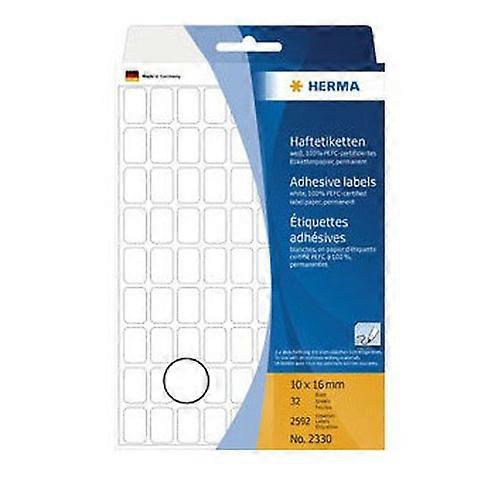 Herma Premium Quality Multi-Purpose Permanent Adhesion Labels 10mm (White)