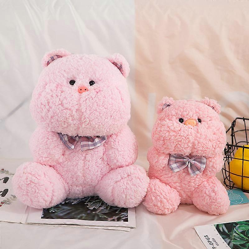 23/33cm Box Plush Toy Cute Doll Rabbit Pink Pig Bear Tiger Fog Doll Soft Pillow Toy For Children's Gift Birthday