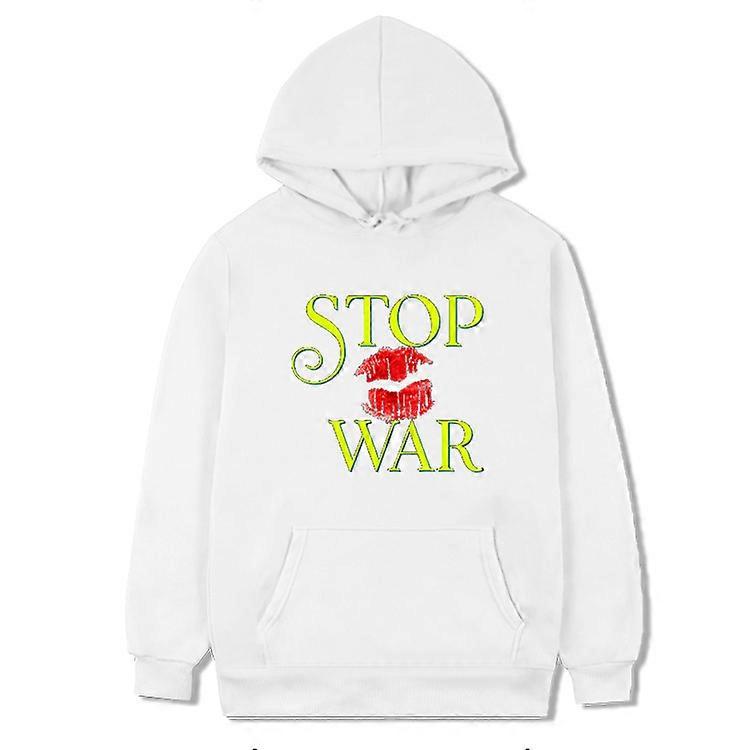 Sweatshirt Gratis Ukraina Krigsflagg Stopp Krig