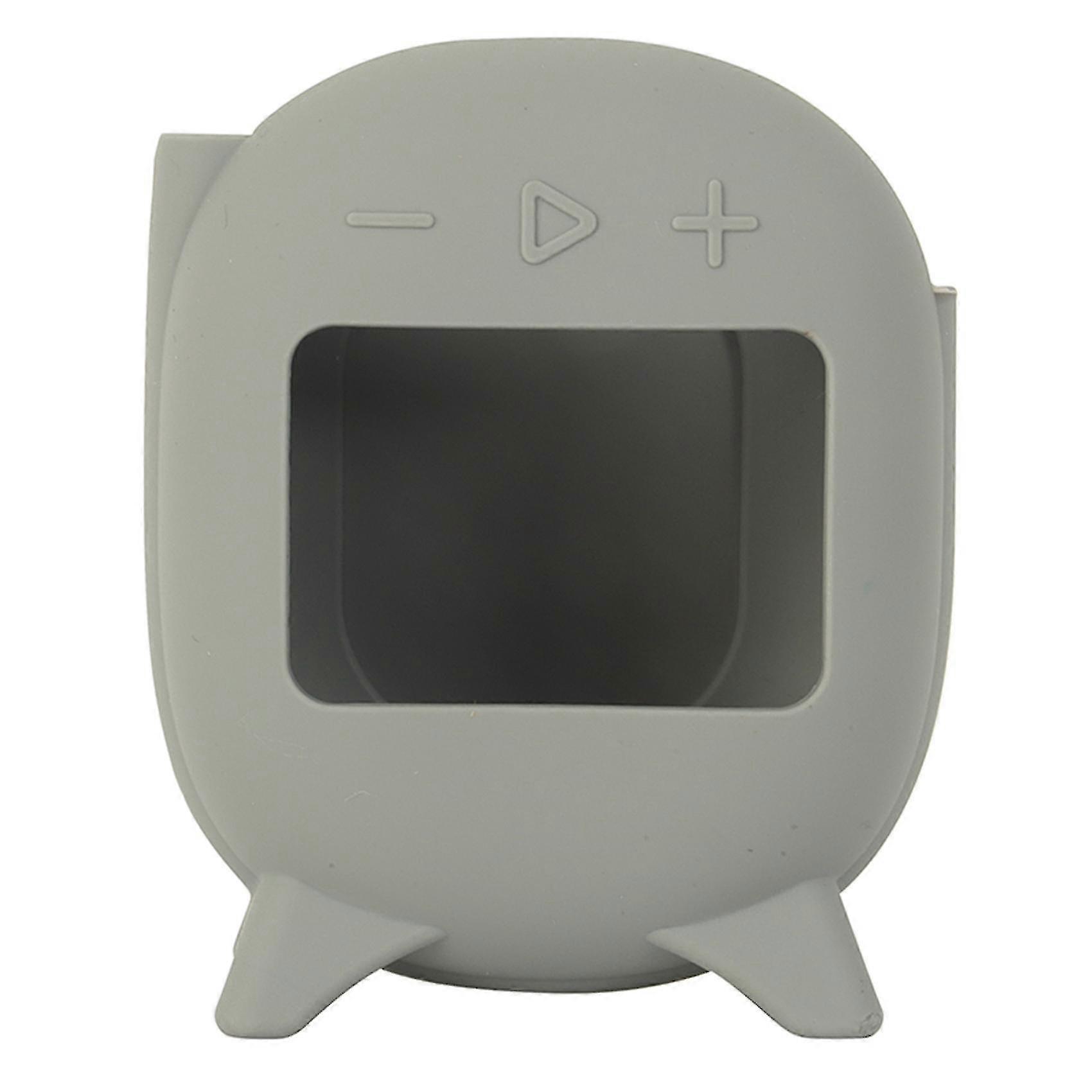 GYFDYM Compatible  With Jbl Clip4 Silicone Case Protective Cover Shell Anti-fall (gray)