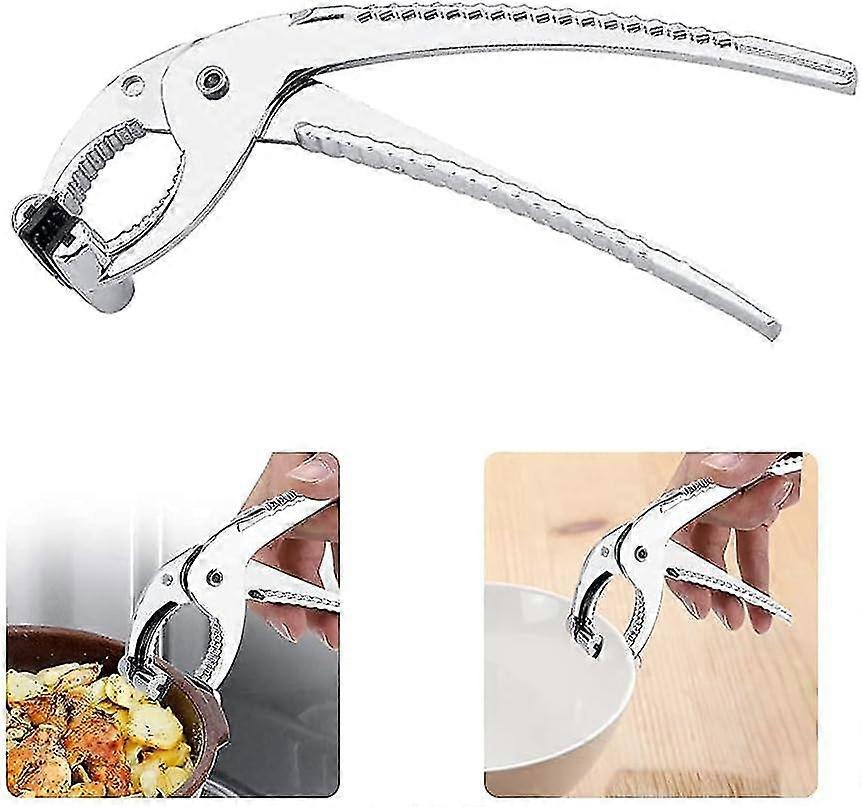ملقط الفرن ، حامل ملقط مضاد للحروق للأطباق الساخنة وعاء المطبخ وعاء عموم القابض