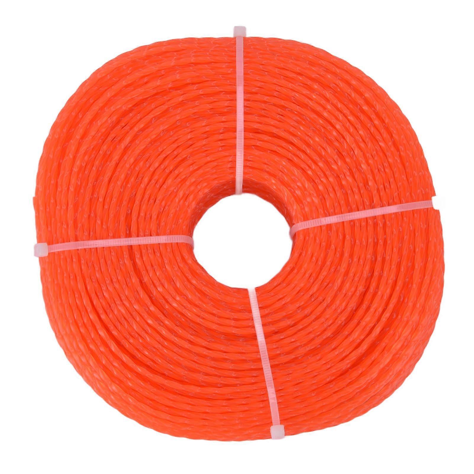 Trimmer Spool Line, Professional Replacement Twist Spool for String Trimmer 2.4mm/120m Trimming Line Parts Compatible with Ryobi STHIL Husqvarna