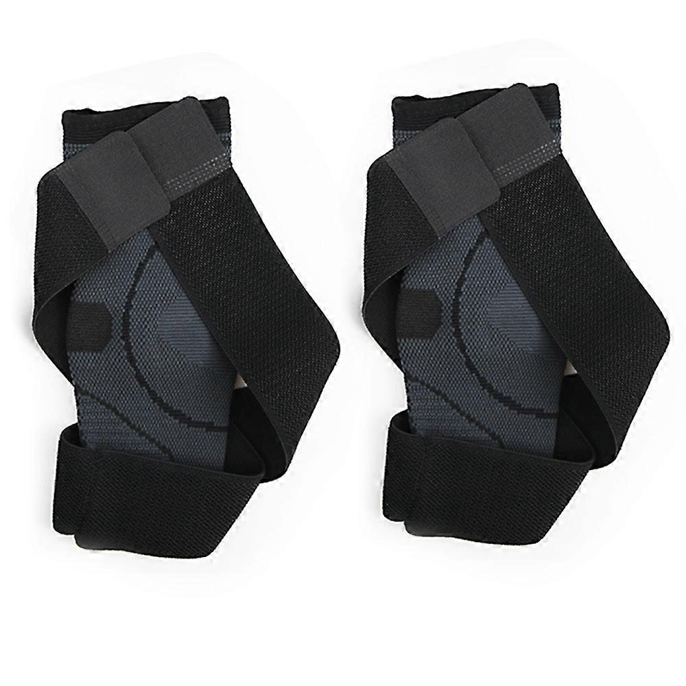 Breathable knitted straps compression ankle support, fitness sprain protection ankle support,one pair of pack1
