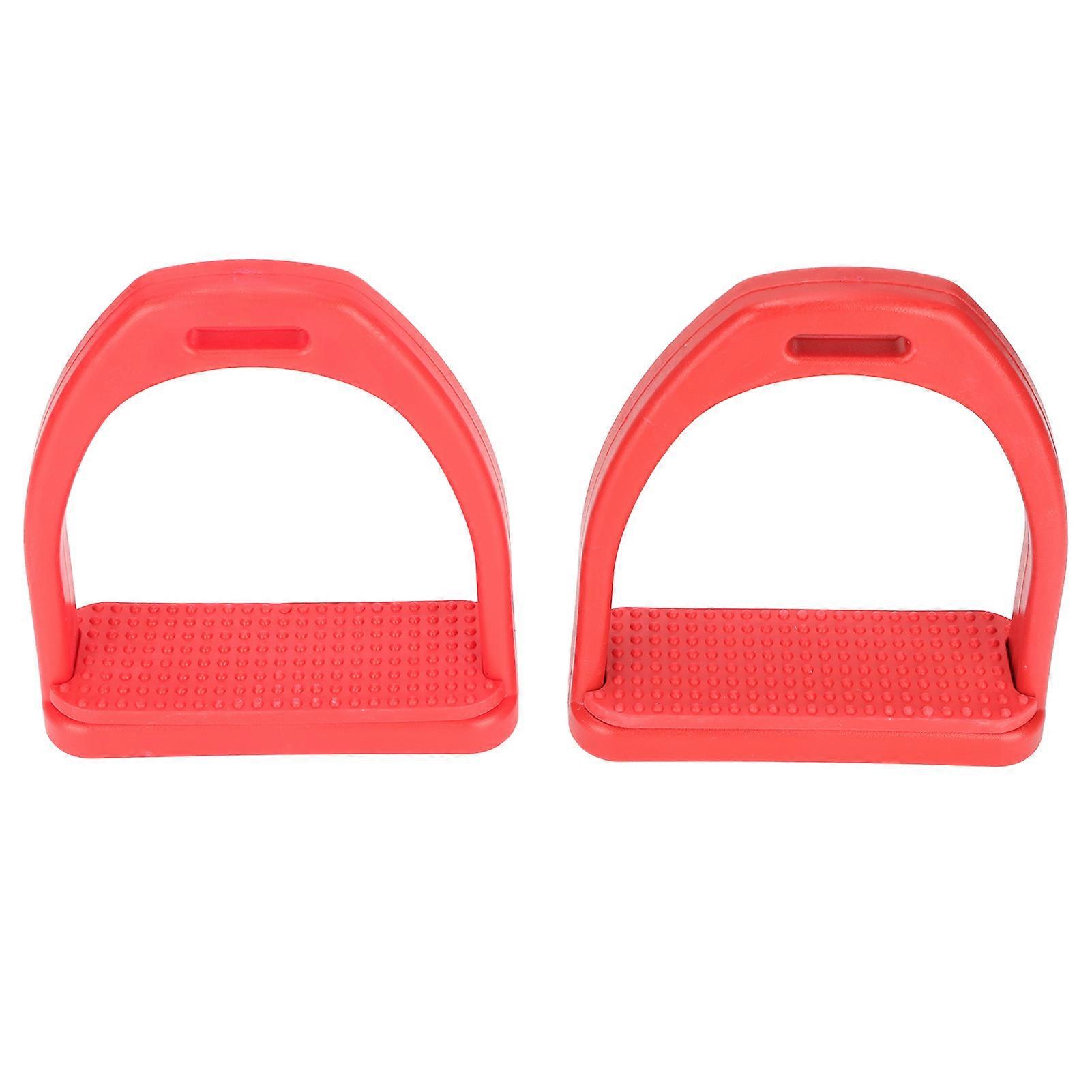 Horse Stirrups with Rubber Pad for Slip Resistance Professional Engineering Plastics Riding Equipment