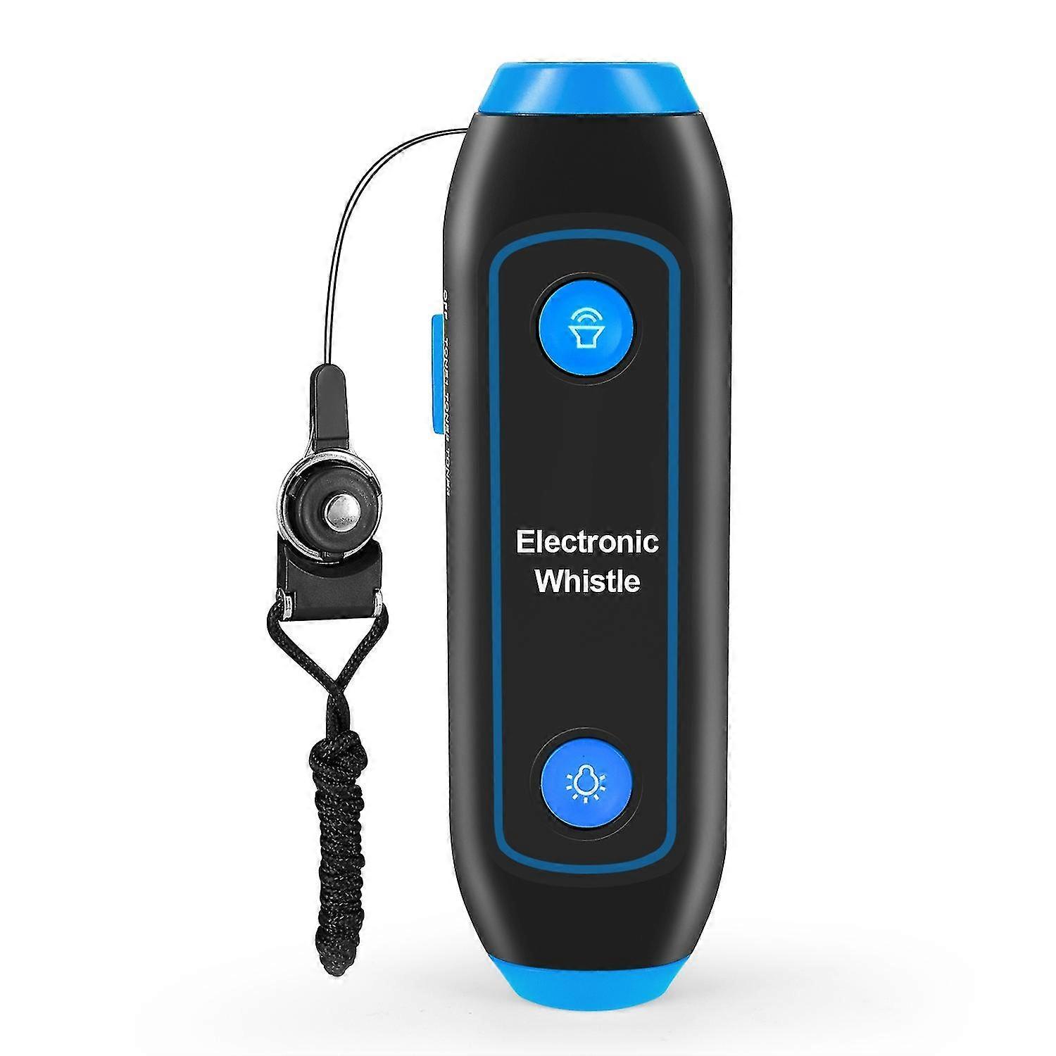 Electronic Whistle Handheld Electric Whistle With Lanyard Sos Light Flashlight For Coaches Referees