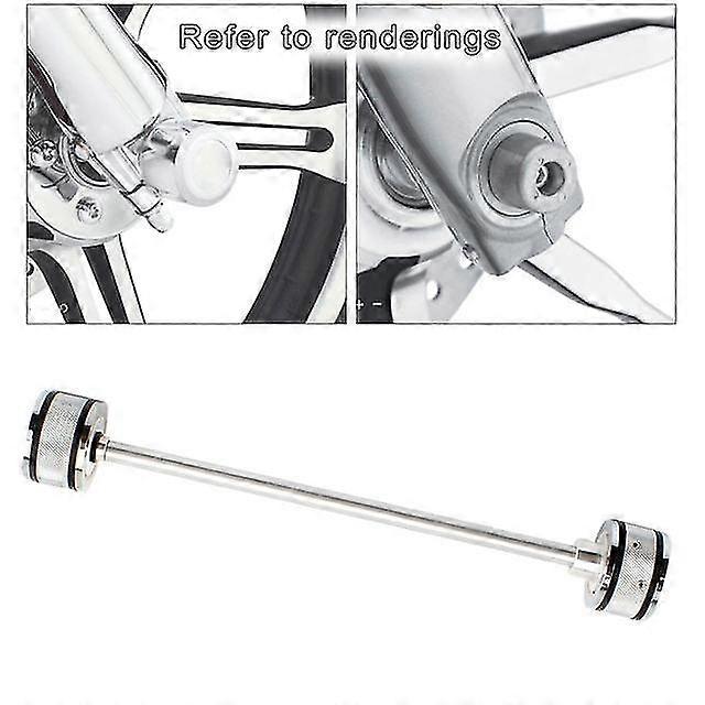 Aluminum front axle cover caps set replacement for harley  18-21