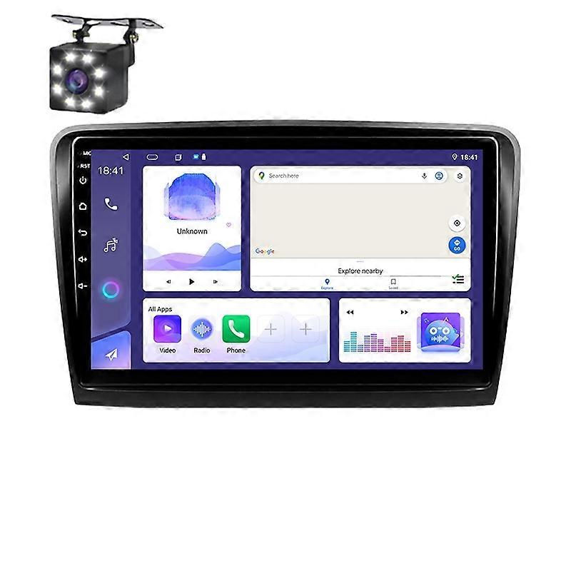 Android Auto Multimedia For Skoda Superb 2 B6 2008 - 2015 Radio Wireless Carplay Navigation GPS
