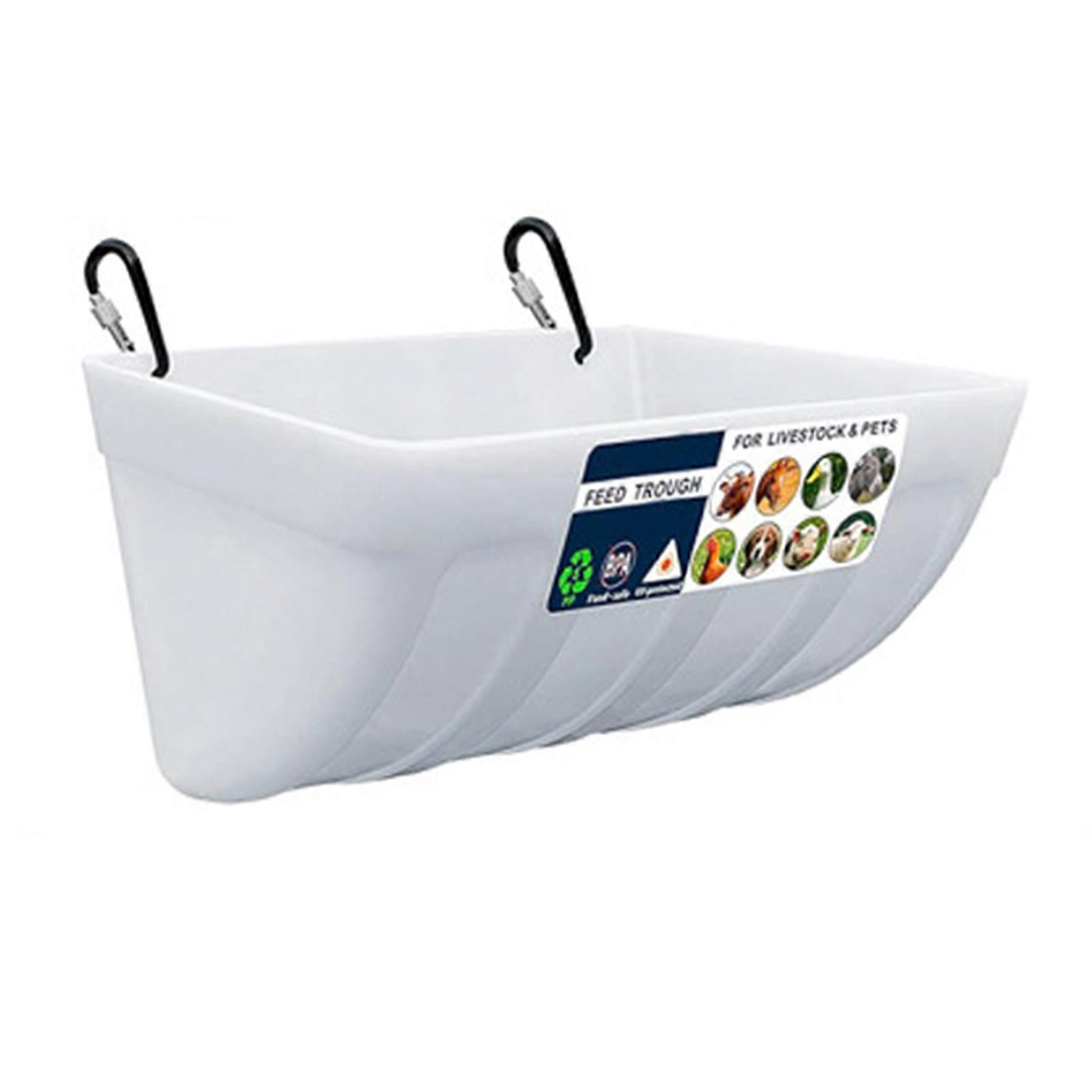 Large Size Chicken Food Trough Large Capacity Multipurpose Chicken Feeder for Outdoors