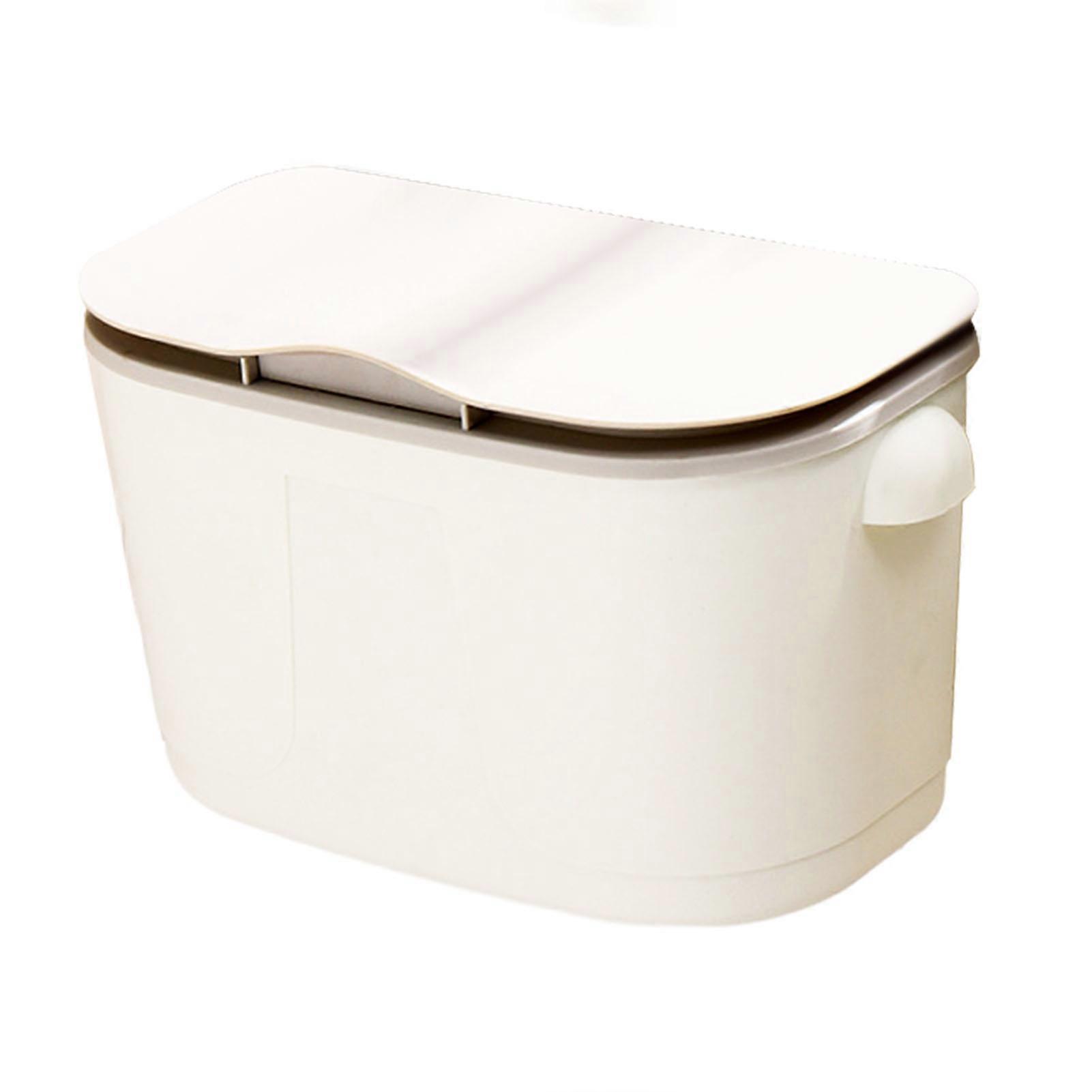 Wall-mounted Garbage Can Not-bending Down Cleaning Garbage Cover for Kitchen