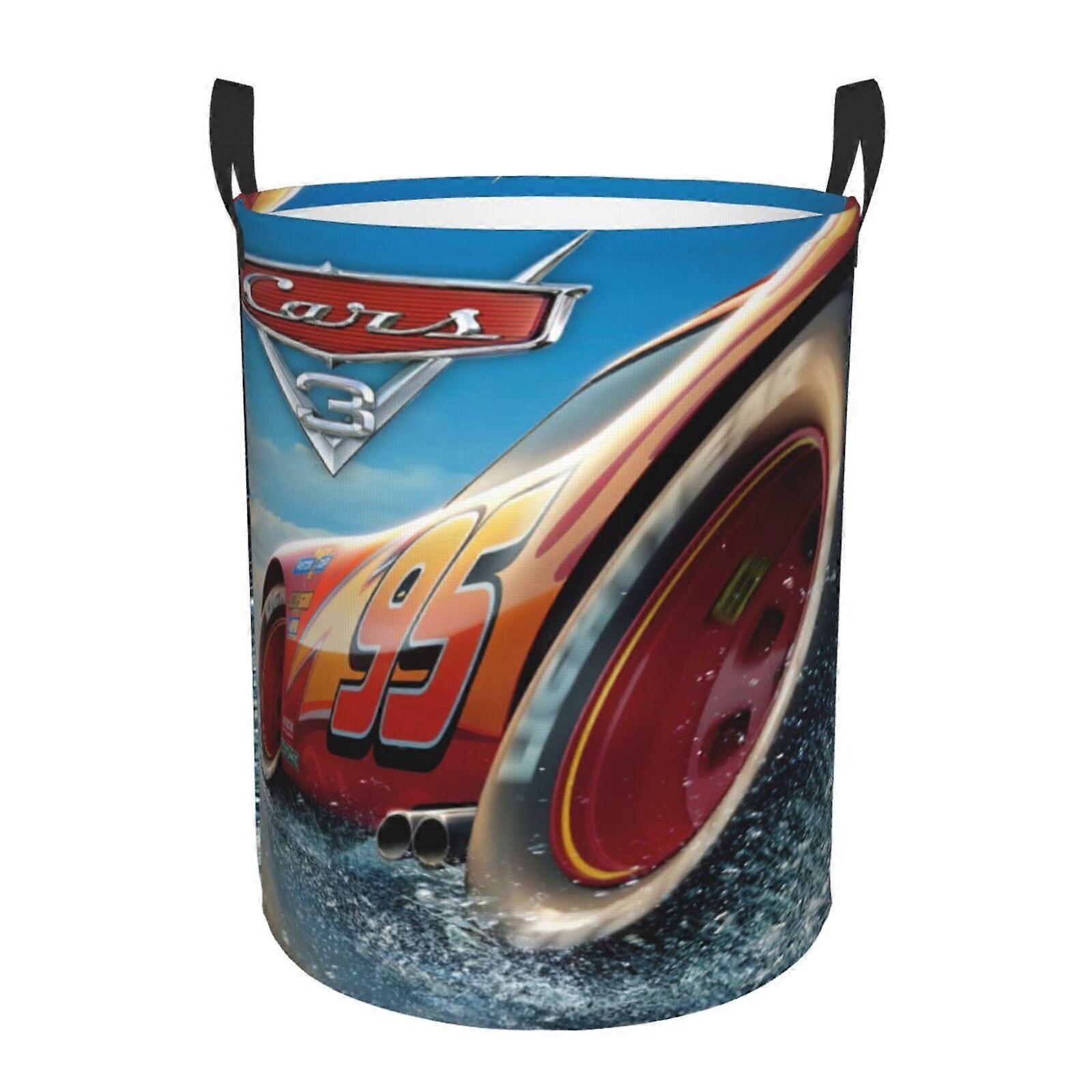 Lightning Mcquee_n Wäschekorb, zusammenklappbarer Wäschekorb, Schmutzwäschekorb, wasserdichter Wäschekorb, faltbarer W-SYS26358