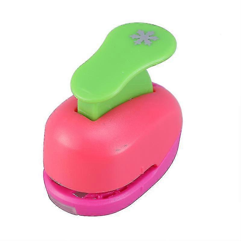 Printing Paper Flower Cutter Mini Diy Cutter Paper Stamping Embossing Labor-saving Lever Handmade Craft Flower Scrapbooking Tool Small Snowflake Patte