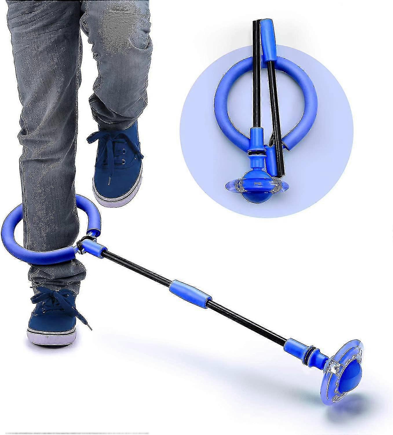Foldable Ankle Skip Ball Flash Jump Colorful Sports Swing Ball