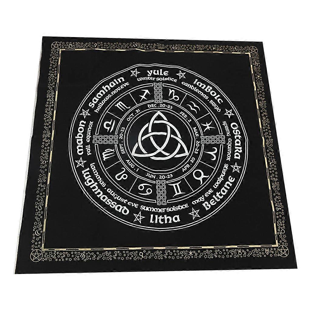 Square Pendulum Divination Tablecloth Tarots Card Pad Runes Altar Table Cloth