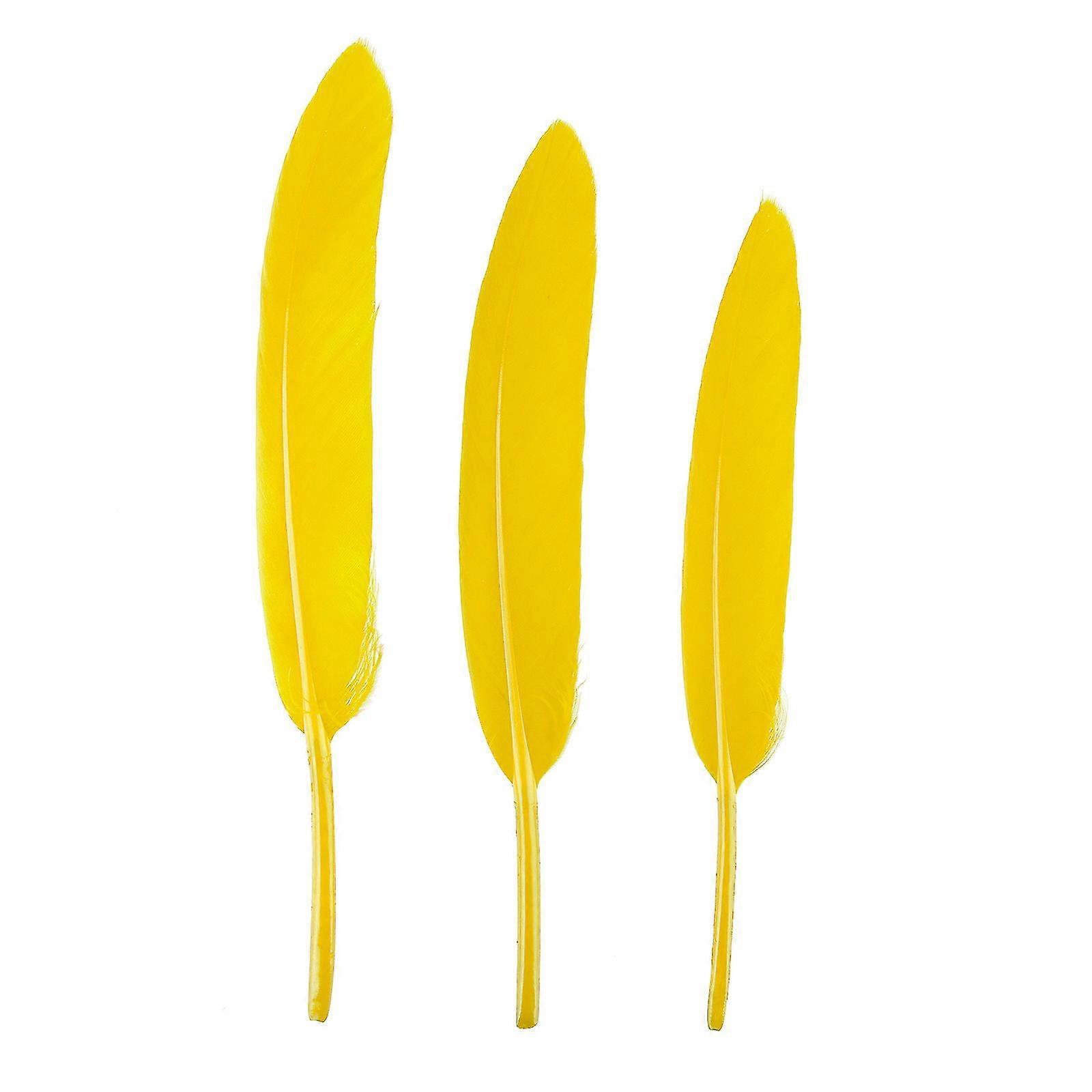 50pc fjäder Liten rak kniv färgad fjäder dagis Diy Hantverk