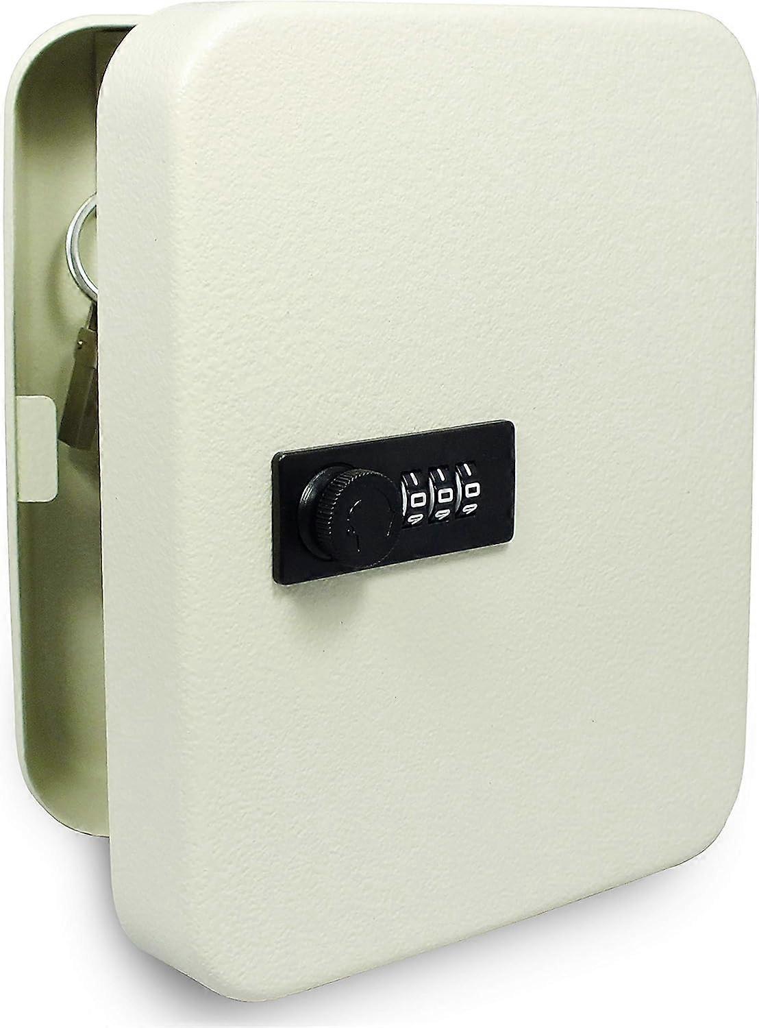 SAFE exterior secure key box - wall-mounted key box - coded key box with 20 hooks