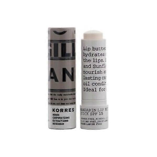 Korres Mandarin Lip Butter Stick SPF15 5ml