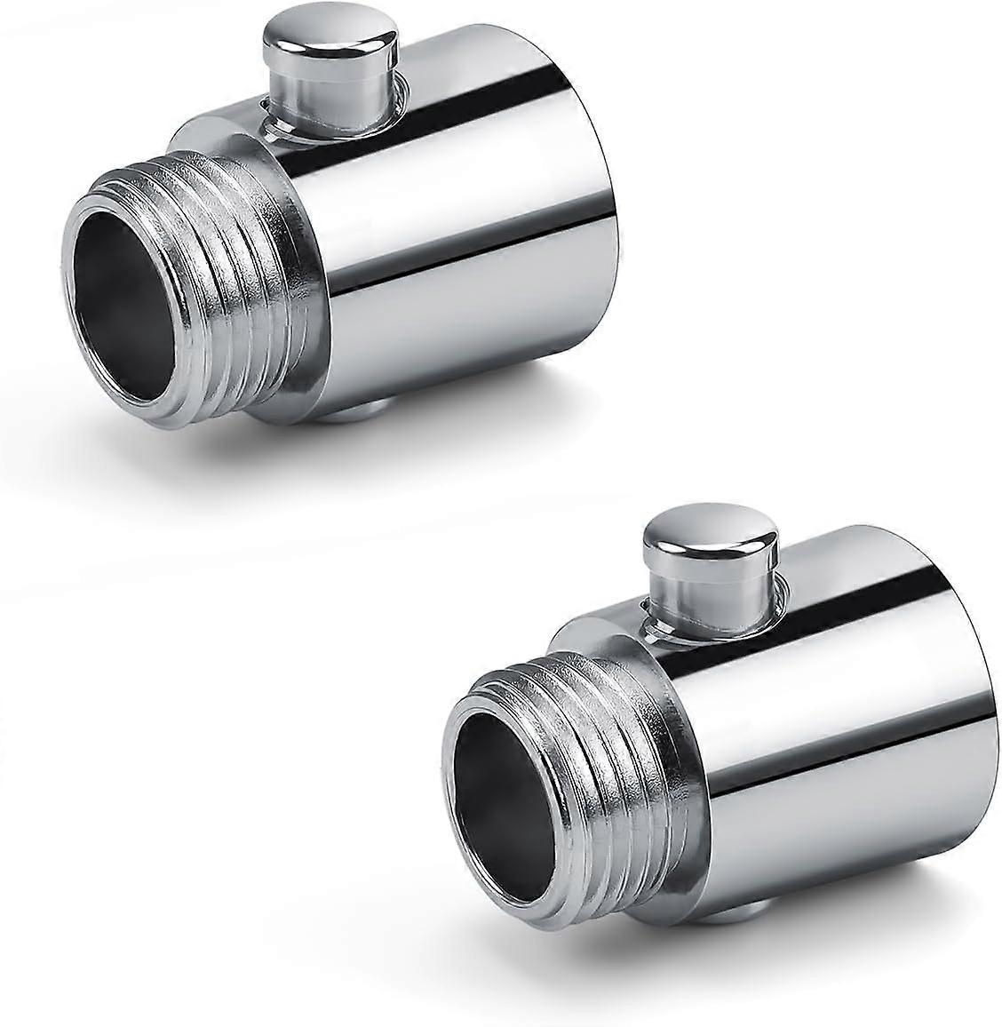 Shower Stop, 2 Pieces G1/2 Shower Head Stop Valve, Shower Water Saver Made of High Quality ABS Material, Suitable for Kitchen or Shower
