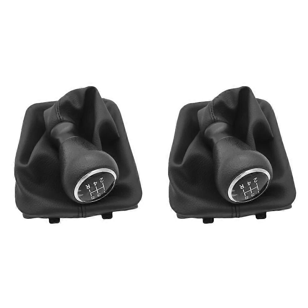 For Peugeot 206 207 5 Speed Gear Shift Knob Shifter Lever Stick Gaiter Boot