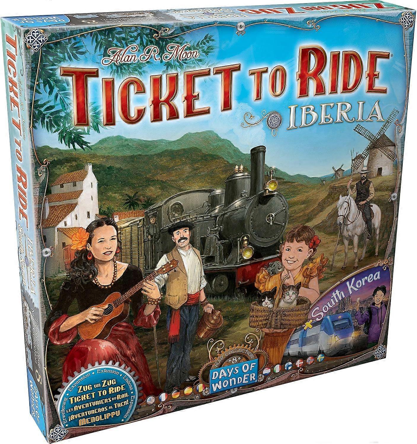 Ticket To Ride Map Collection 8 Iberia & South Korea Board Game