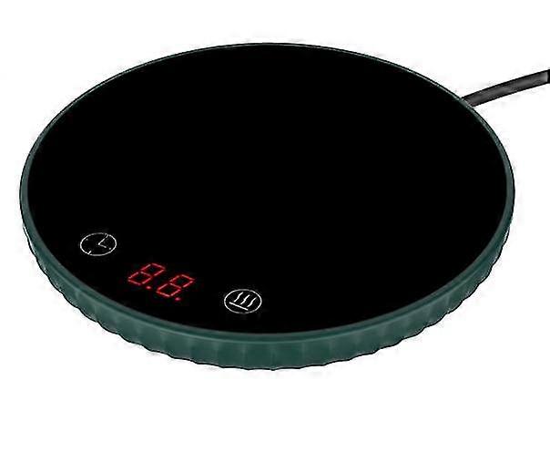 Mini Smart Thermostatic Heating Coaster With Timing,lcd Display
