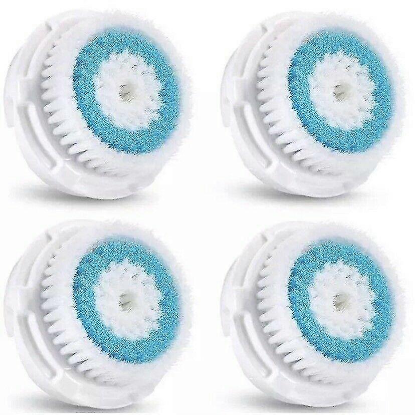 4-pack Deep Pore Replacement Facial Brush Heads For Clarisonic Mia 1 Mia2
