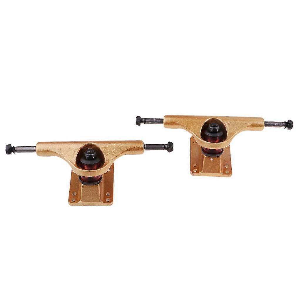 5 polegadas liga de alumínio Longboard Skate caminhões resistência ao impacto ouro
