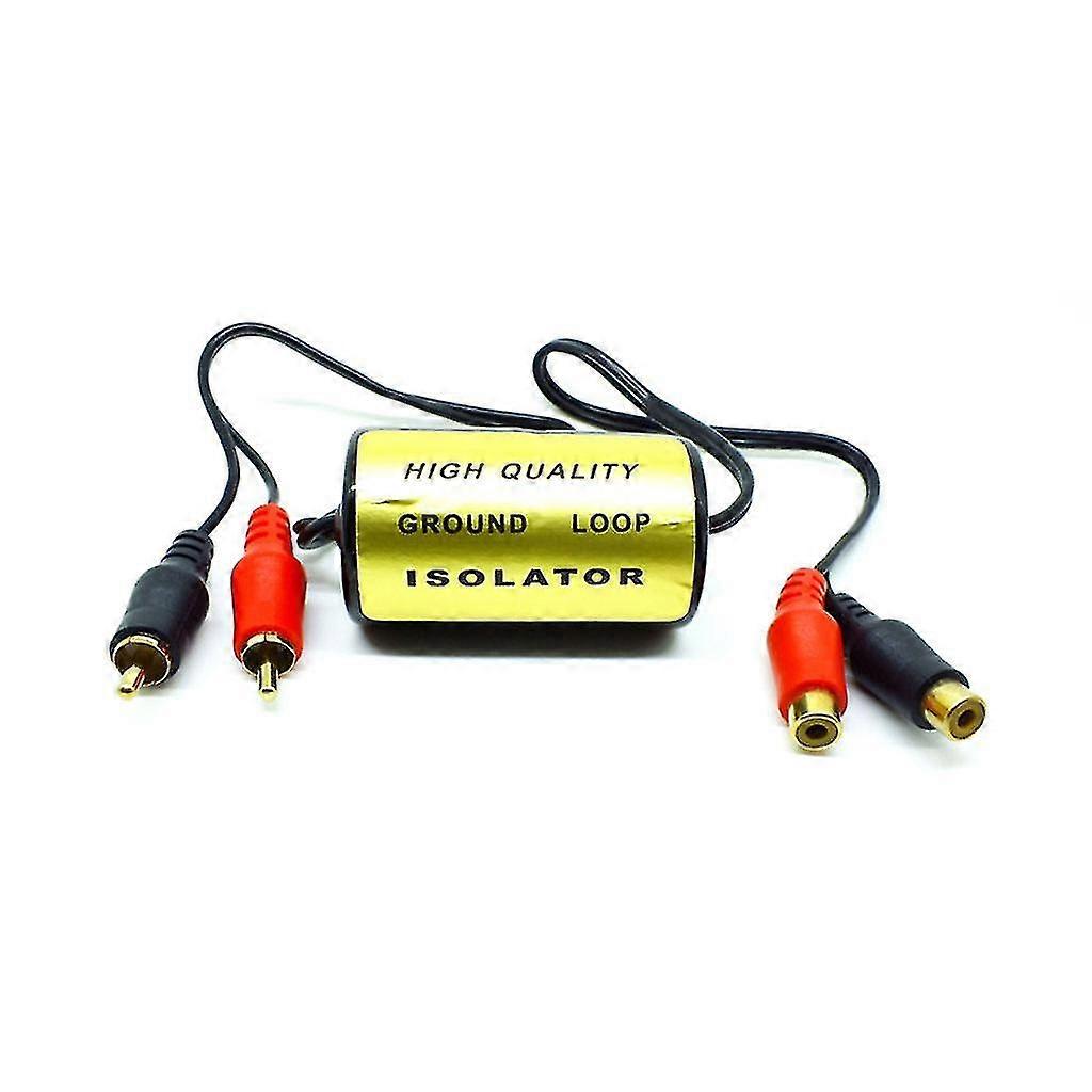 Car Audio Rca Noise Filter 2 Channel Ground Loop Isolator Noise Eliminator